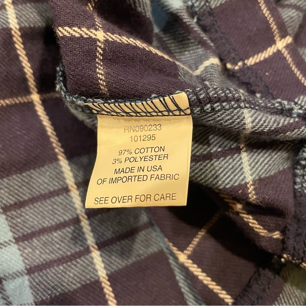 Pacsun Modern Renewal Flannel Button Down Small - Picture 6 of 6